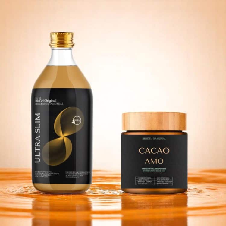 UltraSlim & Cacao Amo - Πακέτο για Ενίσχυση Οργανισμού και Αδυνάτισμα 1 UltraSlim & Cacao Amo - Πακέτο για Ενίσχυση Οργανισμού και Αδυνάτισμα