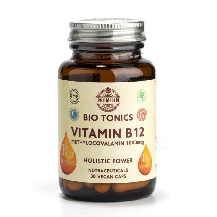 Vitamin B12 1000mcg - Bio Tonics 30 κάψουλες 1 Vitamin B12 1000mcg - Bio Tonics 30 κάψουλες
