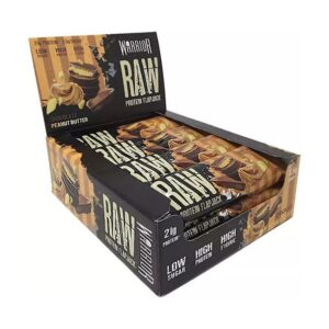 Raw Protein Flapjack Μπάρες με 20gr Πρωτεΐνης - Warrior Chocolate Peanut Butter 12x75gr