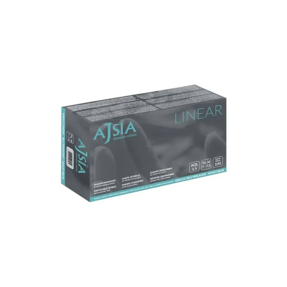 GUANTI DA LAVORO MONOUSO IN NITRILE BLU AREXONS ATOSSICO E