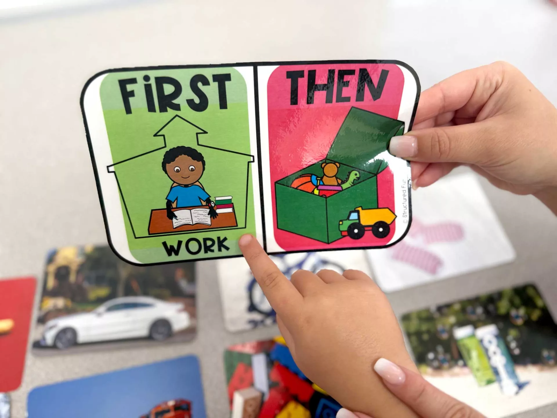 ABA Visual Support used to aid in communication at Mestre Behavior