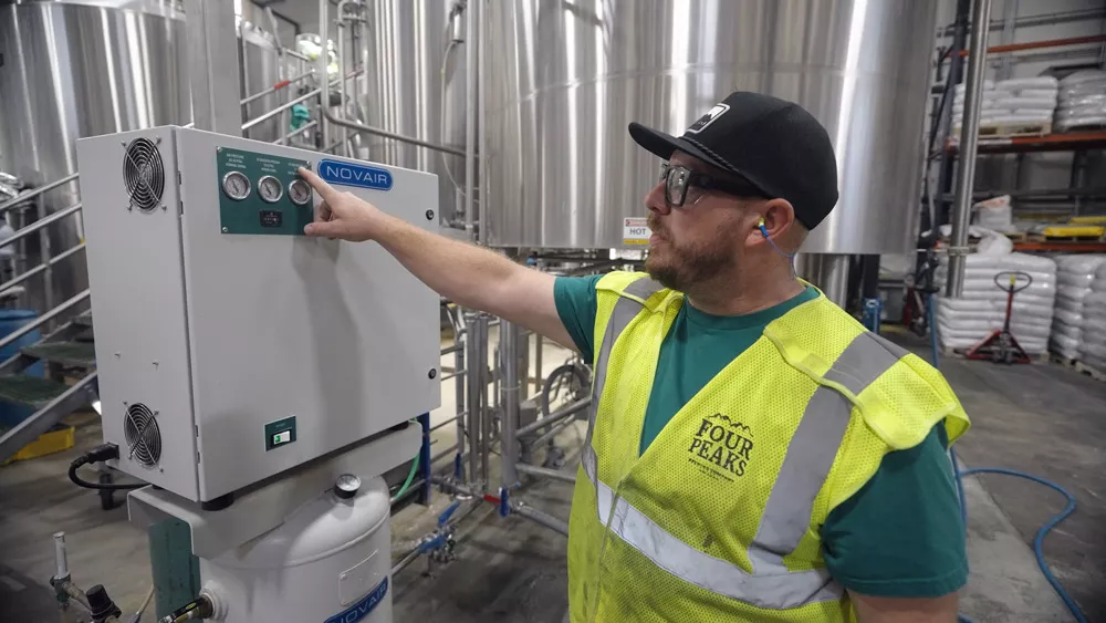 NOVAIR COMPACT oxygen generator in a brewery