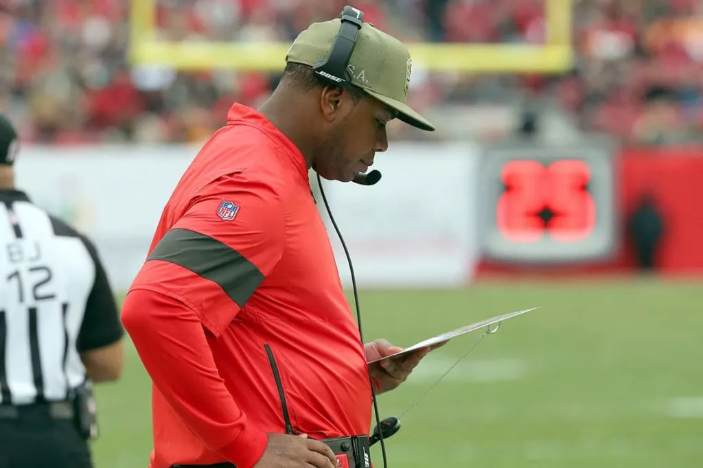 Behind Enemy Lines: Grading Bucs' Nfc South Opponent Drafts 3 Bucs Oc Byron Leftwich