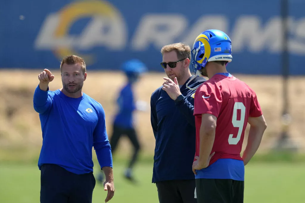 Sr'S Fab 5: Bucs' Defensive Front Has Not Been Good Enough This Year 13 Rams Hc Sean Mcvay, Bucs Oc Liam Coen And Rams Qb Matthew Stafford