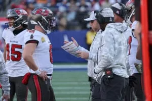 2-Point Conversion: Bucs Have A &Amp;Quot;Get Well&Amp;Quot; Game Vs. Giants 2 Bucs Qb Baker Mayfield And Oc Liam Coen