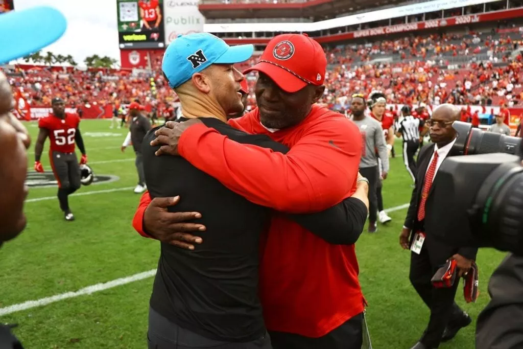 Sr'S Fab 5: Bucs' Defensive Front Has Not Been Good Enough This Year 11 Bucs Hc Todd Bowles And Panthers Hc Dave Canales