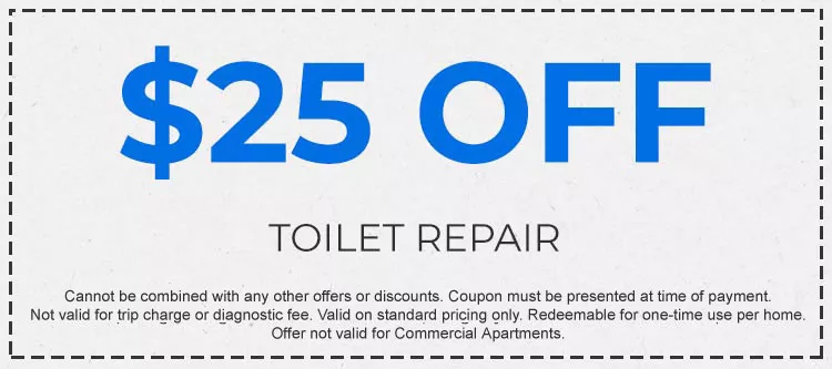 Discount on Toilet Repair