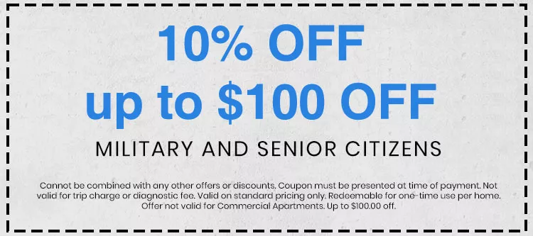 Discount for Military and Senior Citizens