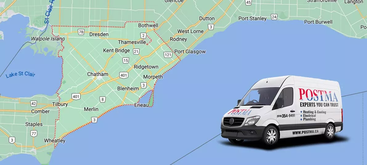 Postma Heating and Cooling - Plumbing Services in Chatham-Kent