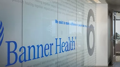 Healthcare-Picture 1 Vinyl window graphics for Banner Health
