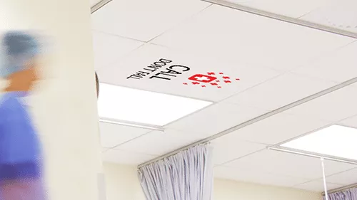 Healthcare-Picture 2 Sample of ceiling graphics for healthcare industry