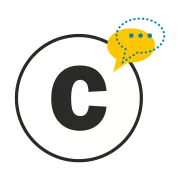 "C" testimonial icon