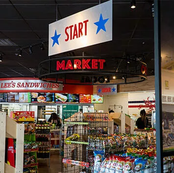 Printed market signage