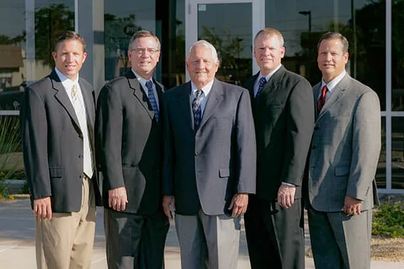 Five founding members of PRI Graphics & Signs in Phoenix AZ