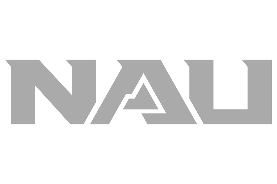 Grey NAU university logo