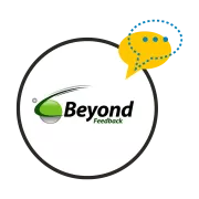 BEYOND FEEDBACK Logo in a White Circle