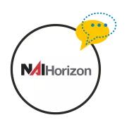 NAI Horizon Logo in a White Circle