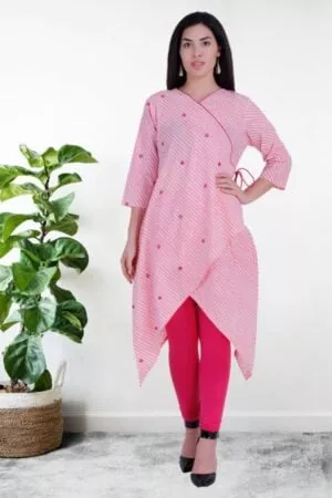 Purely Lush Asymmetrical Leheriya Print Kurti
