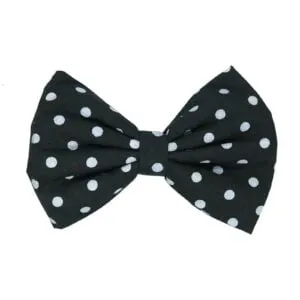 Black Polka Dots Bow