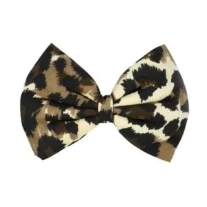Animal Print Bow