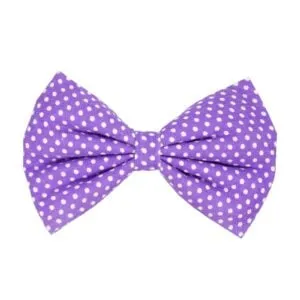 Lilac Dots Bow