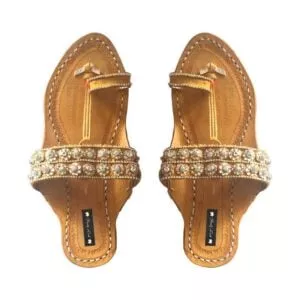 Floral Bliss Kolhapuri Chappal