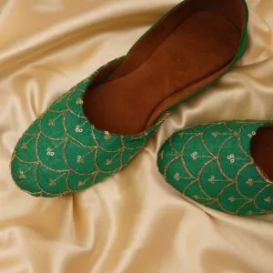 Green Scallop Vegan Jaipuri Belly