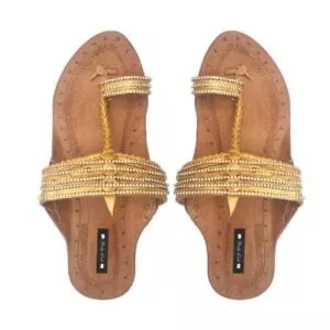 Swarovski Embellished Kolhapuri Chappal