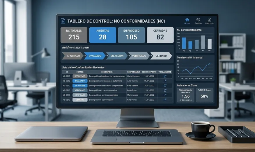 Flusso digitale delle non coformità nella ISO 9001