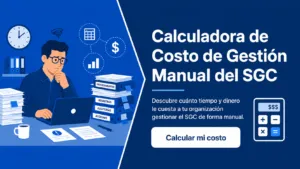 Calculadora de Costo de Gestión Manual del SGC