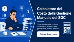 Calcolatore del Costo di Gestione Manuale del SGQ