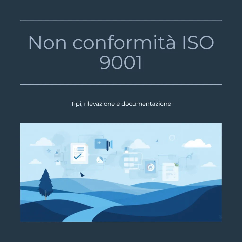 Non conformità ISO 9001: tipi, rilevazione e documentazione