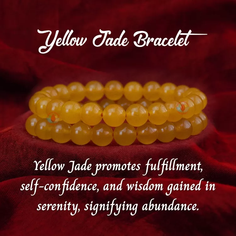 Remedywala Yellow Jade Bracelet