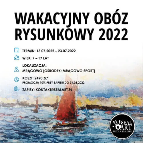 wakacyjny obóz rysunkowy 2022 sealart szkoła rysunku 5 | Sealart szkoła rysunku