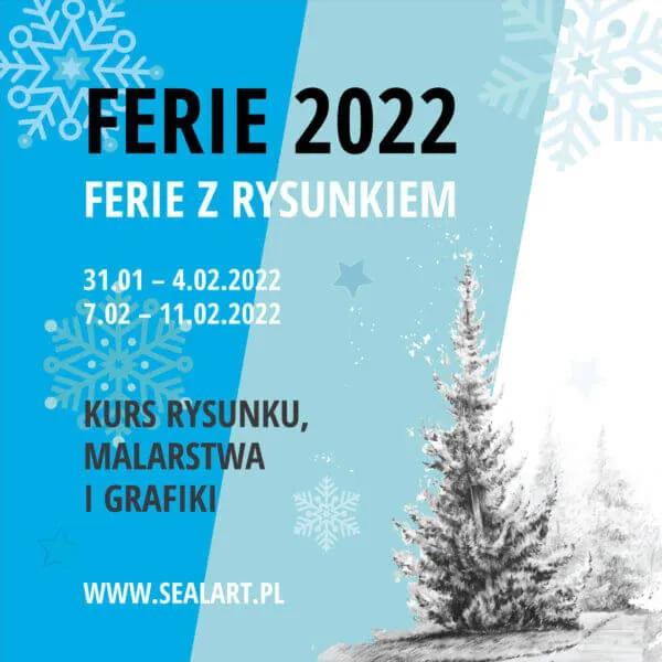 ferie zimowe dla dzieci sealart szkoła rysunku kurs nauka zajęcia warsztaty2 | Sealart szkoła rysunku