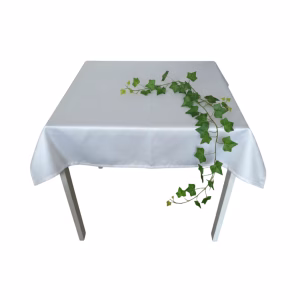 Coprimacchia ristorante bianchi misura 100x100 raso fiammato