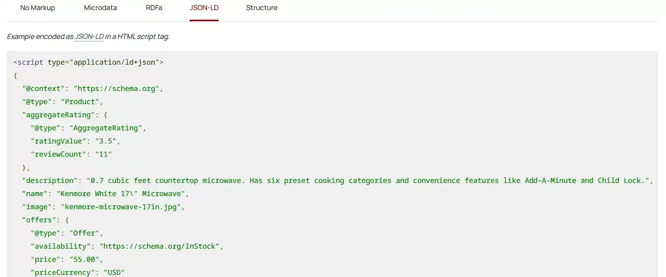 What Is Schema Markup And Its Impact On SEO 12 Schema Markup For SEO - JSON-LD Code Product Schema