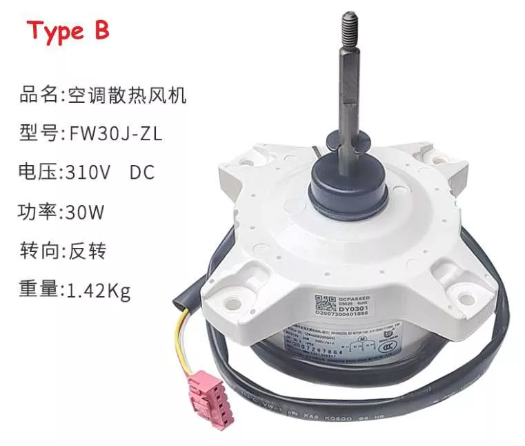 fbfw0816 Air Conditioner Brushless DC Fan Motor PN FW30J-ZL ZWS30-J