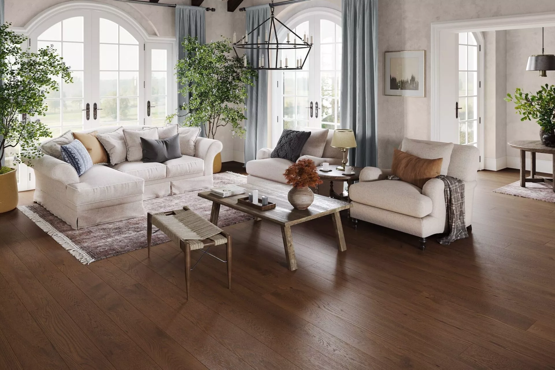 Living Room Furniture for Dark Wood Floors: Stylish Ideas That Shine