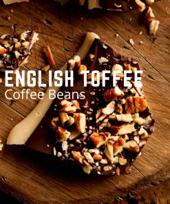 English Toffee flavored Coffee Beans English toffee flavored coffee beans
