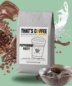Gourmet Peppermint Flavored Coffee Beans