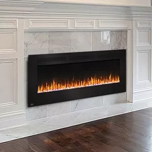 napoleon-electric-fireplace-linear fireplace in living room