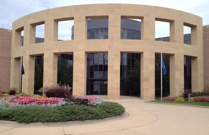 technical-image large brick building