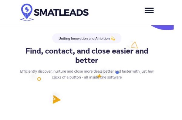 capture d'รฉcran du site smatleads