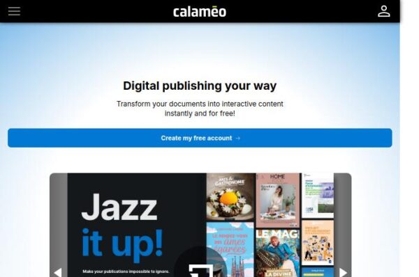 calameo pour crรฉer des publications interactives