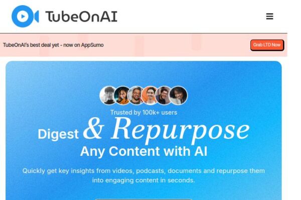 tubeonai outil pour crรฉer du contenu avec l'intelligence artificielle