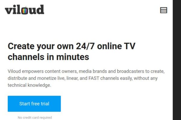 viloud plateforme crรฉation chaรฎnes tv en ligne