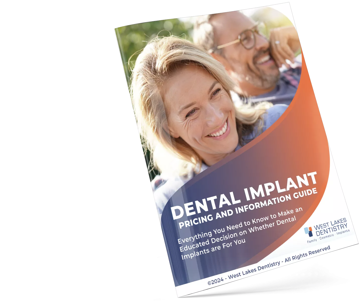 west lakes dentistry dental implant pricing guide book mockup