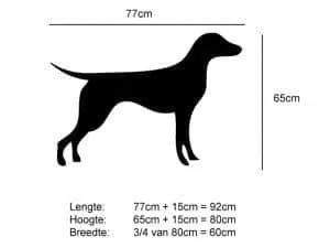 A crate for a beagle: how big should it be? 1 Optimale benchmaat beagle