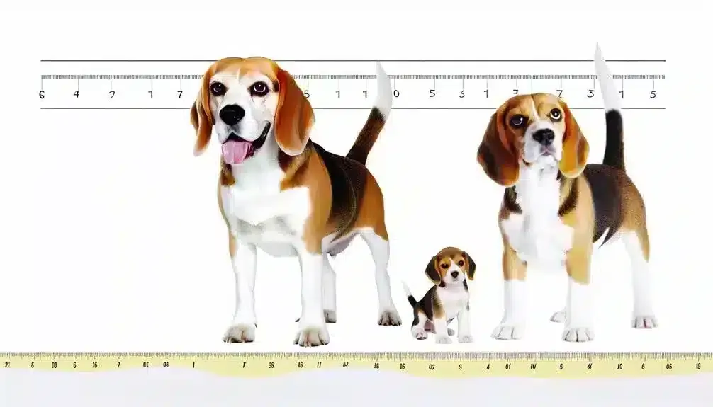 Beagle schofthoogte: wat is de grootte? 2 Beagle hoogte volwassen